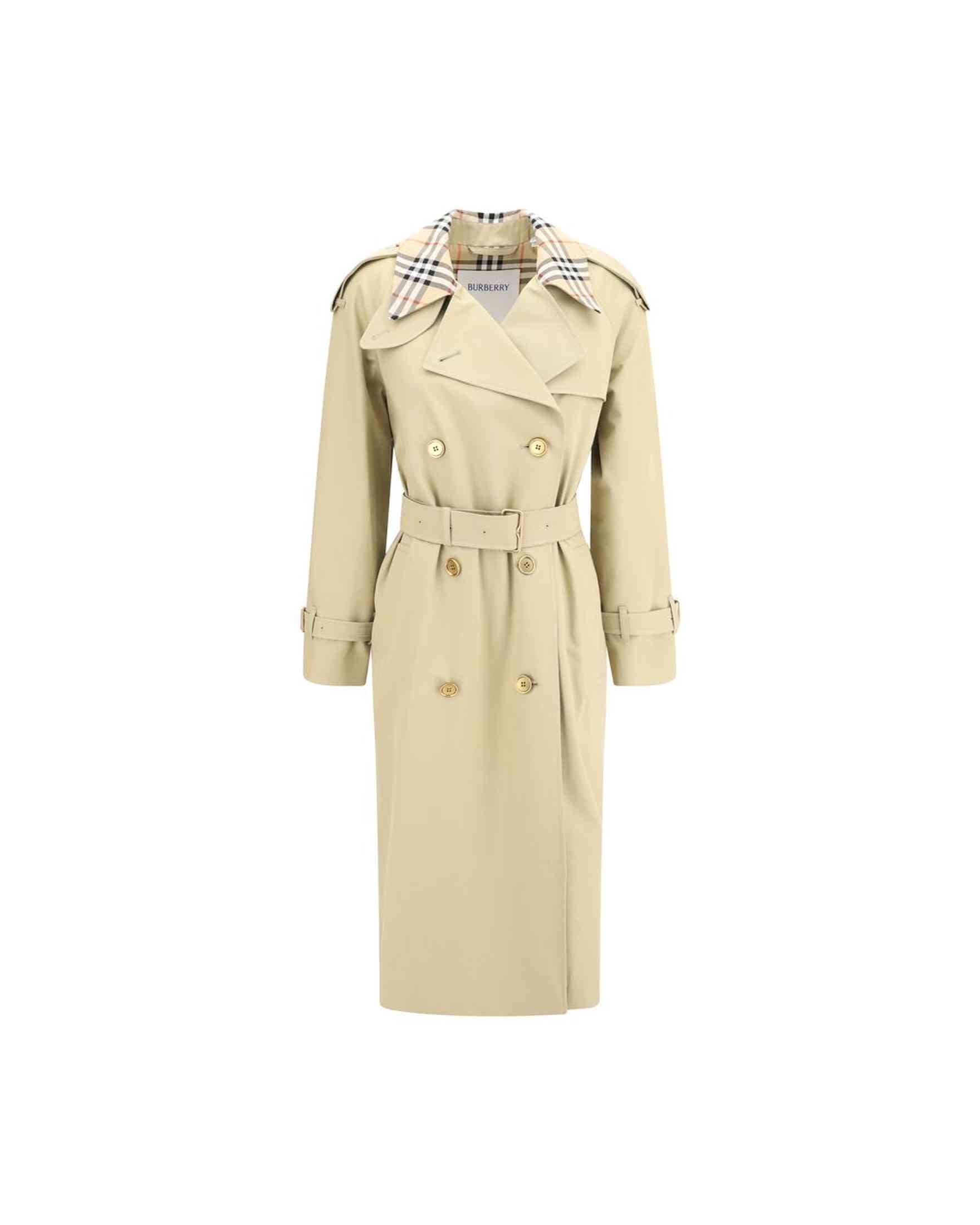 Burberry Castleford Trench Coat With Archive Check Collar Glam Steals
