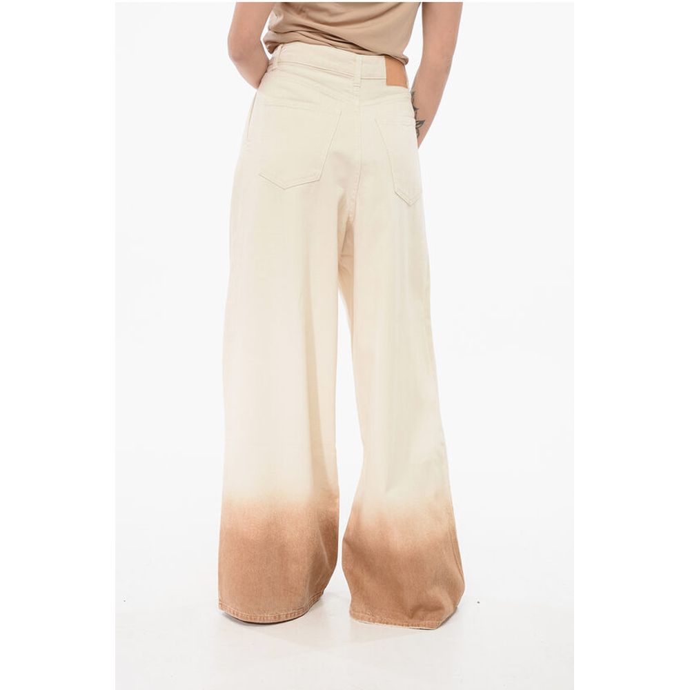 Alanui Degradè Designed Super Wide Leg Denims 36Cm