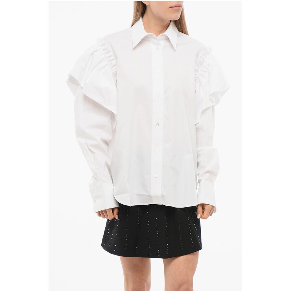Viktor & Rolf Volant Amsterdam Blouse With Rhinestones