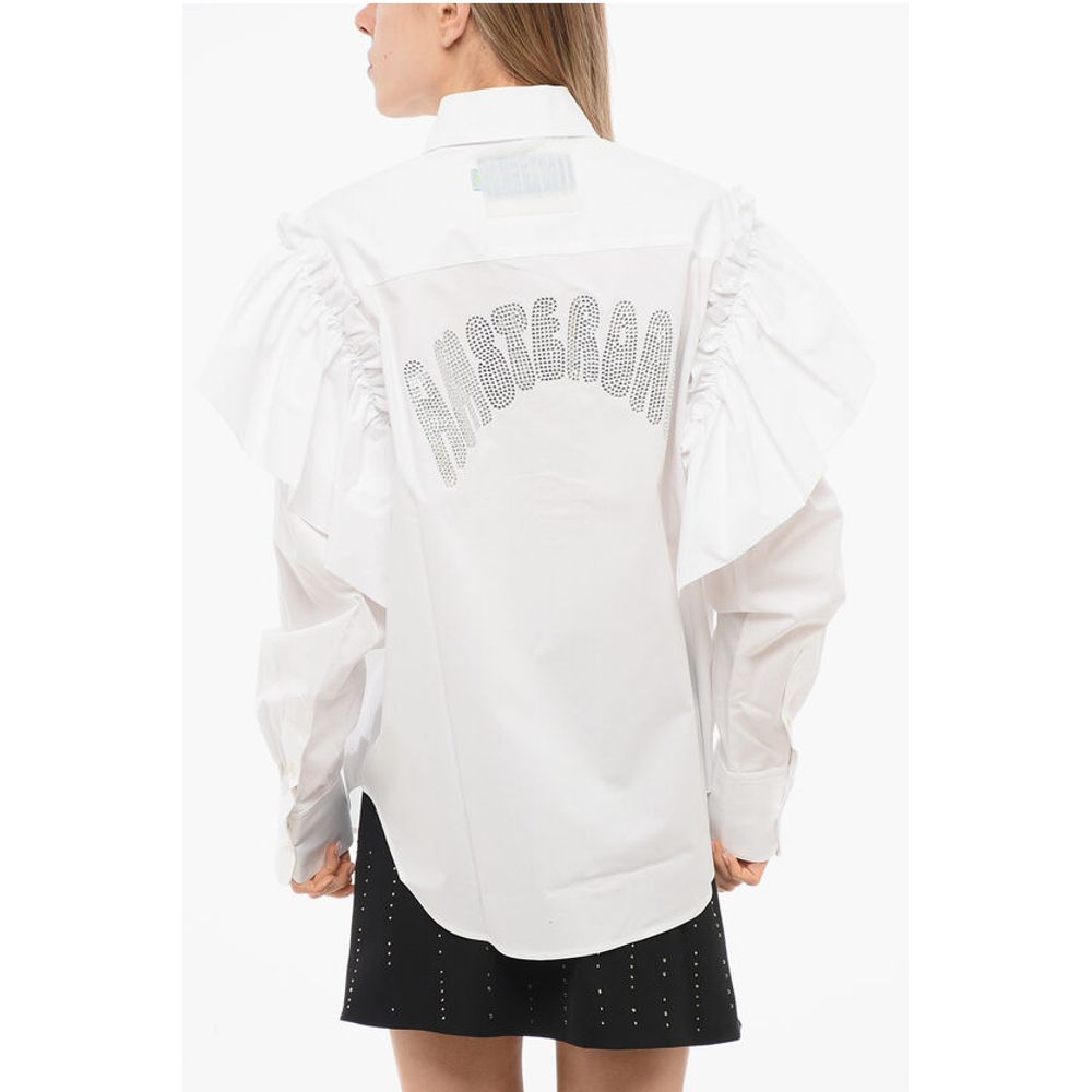 Viktor & Rolf Volant Amsterdam Blouse With Rhinestones