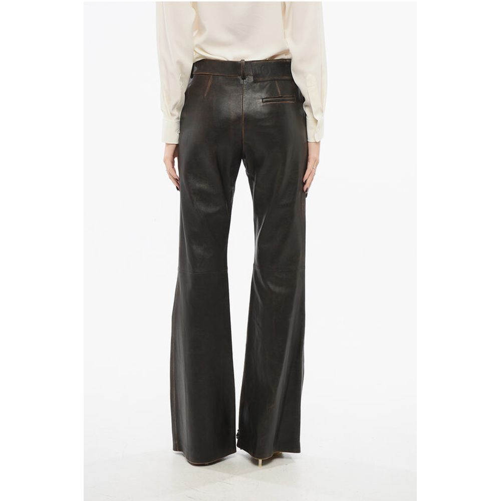 Loewe Leather Flared Pant