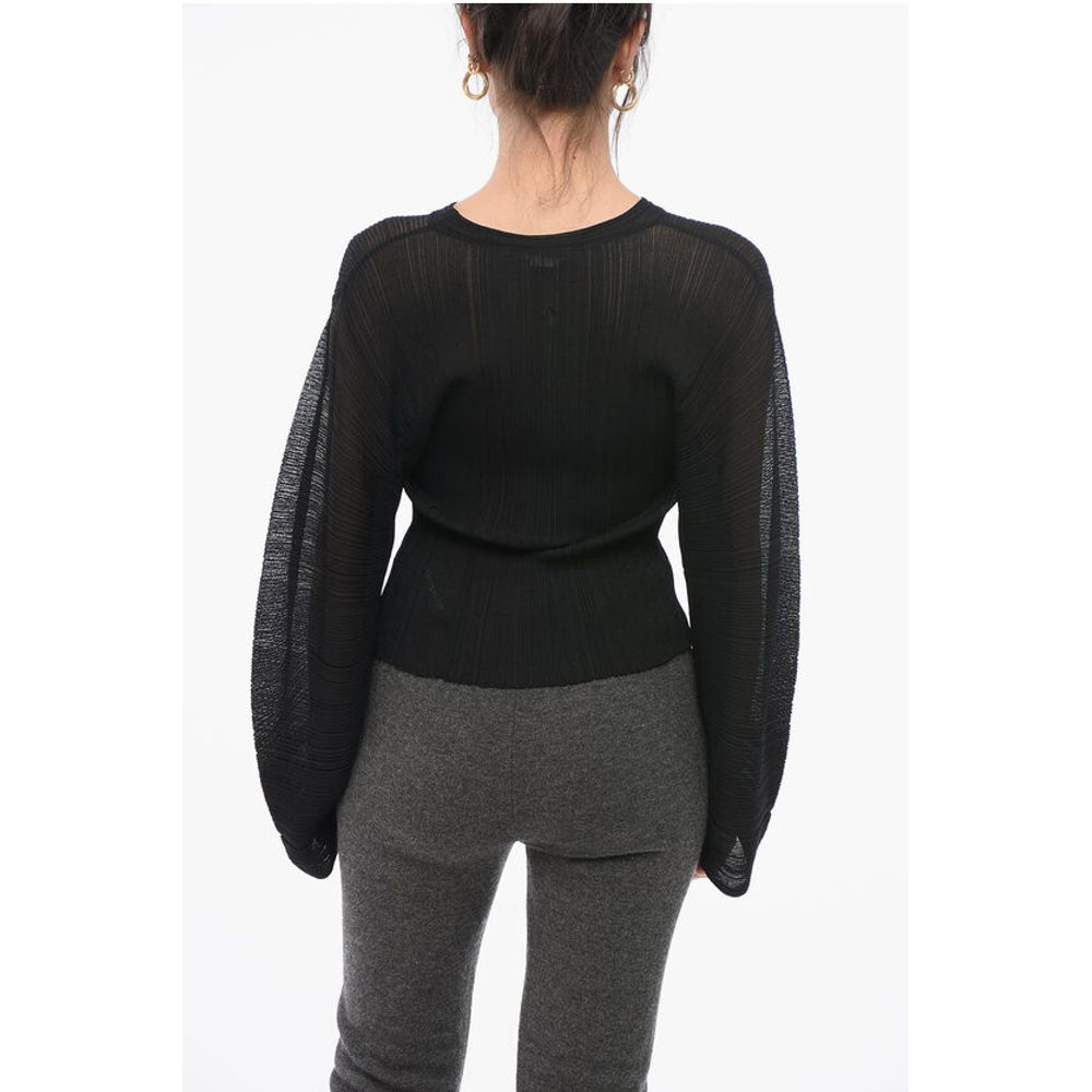 Stella Mccartney Ribbed Viscose Blend Sweater