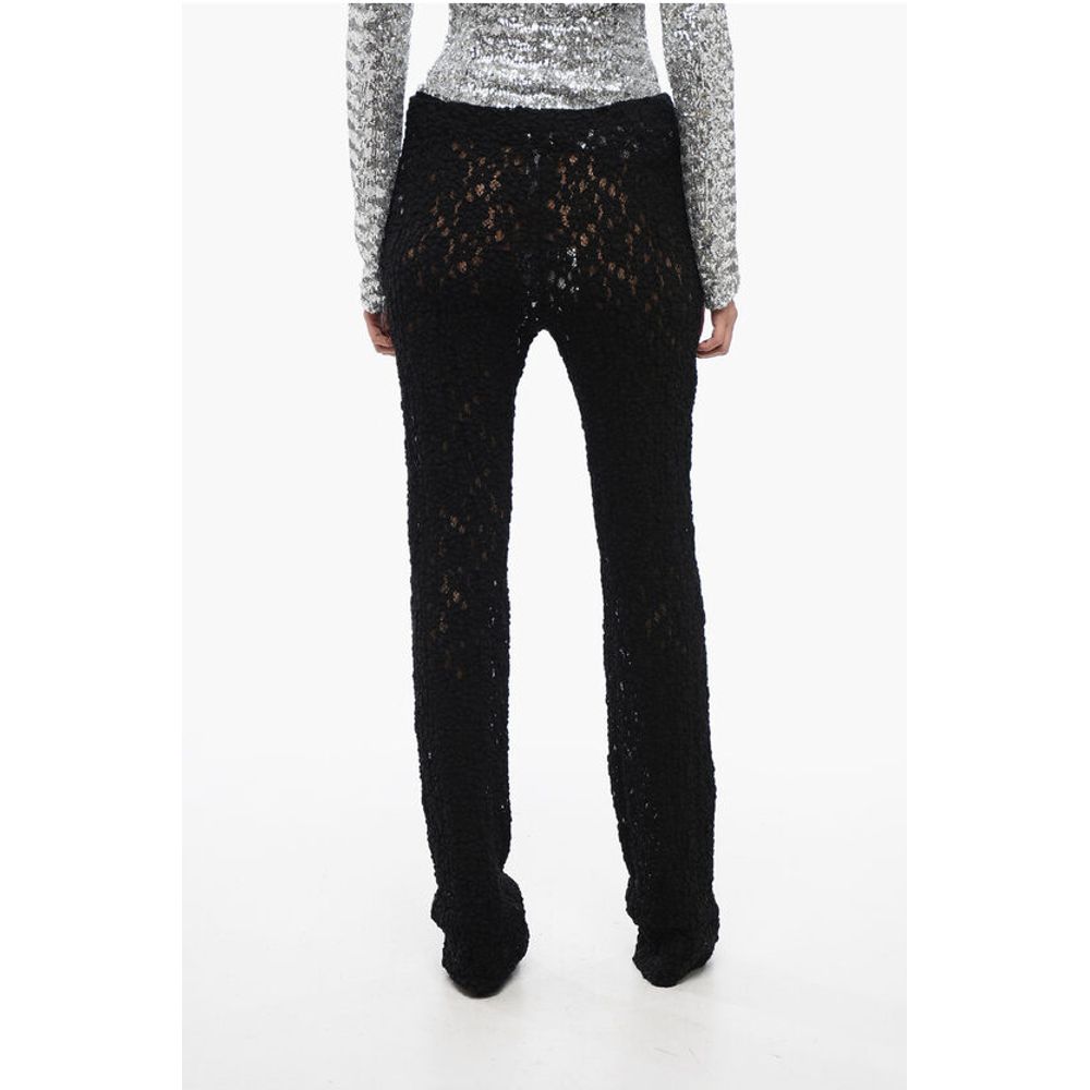 Chloé Embroidered Pant With Flared Leg