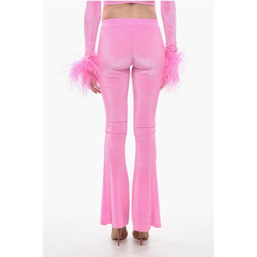 Adriana Hot Couture Boot Cut Chenille Pant With Side Logo