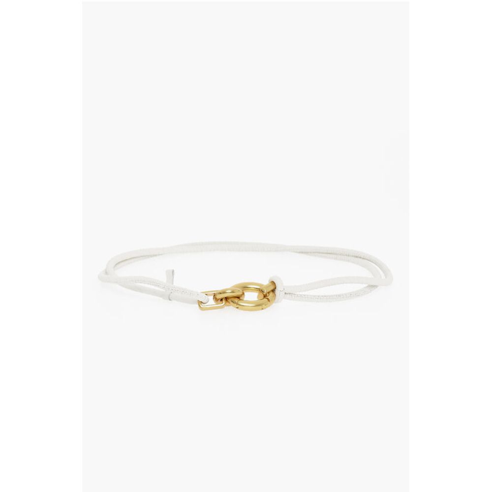 Bottega Veneta Calfskin Belt With Metal Closure