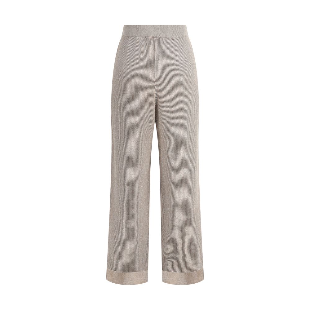 Brunello Cucinelli Ribbed Lurex Pant