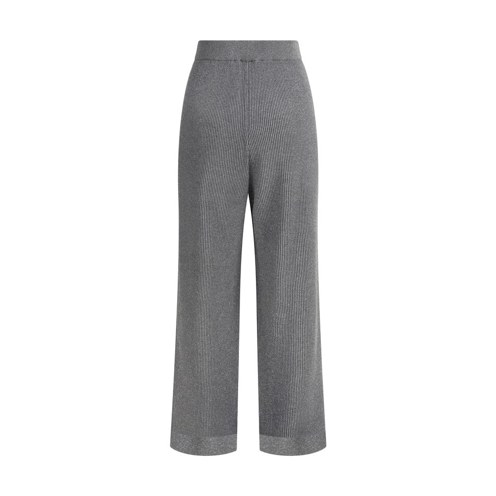 Brunello Cucinelli Ribbed Lurex Pant