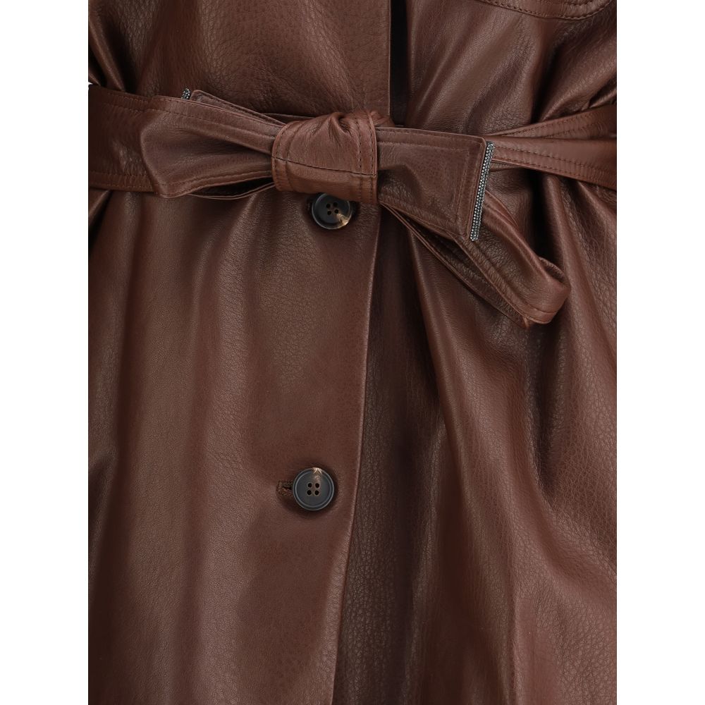 Brunello Cucinelli Leather Saharan Jacket Glam Steals
