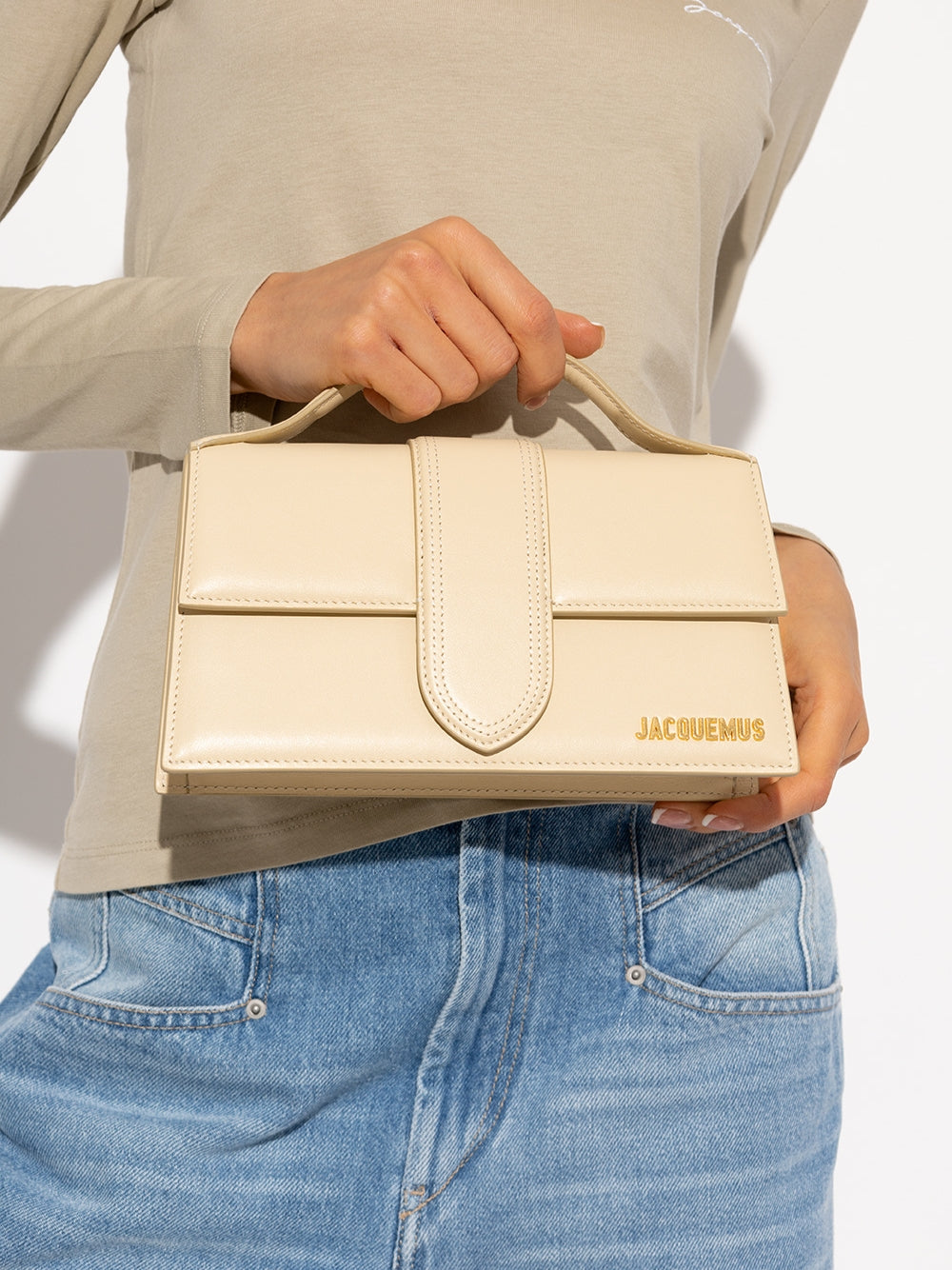 Jacquemus Beige Le Grand Bambino Bag