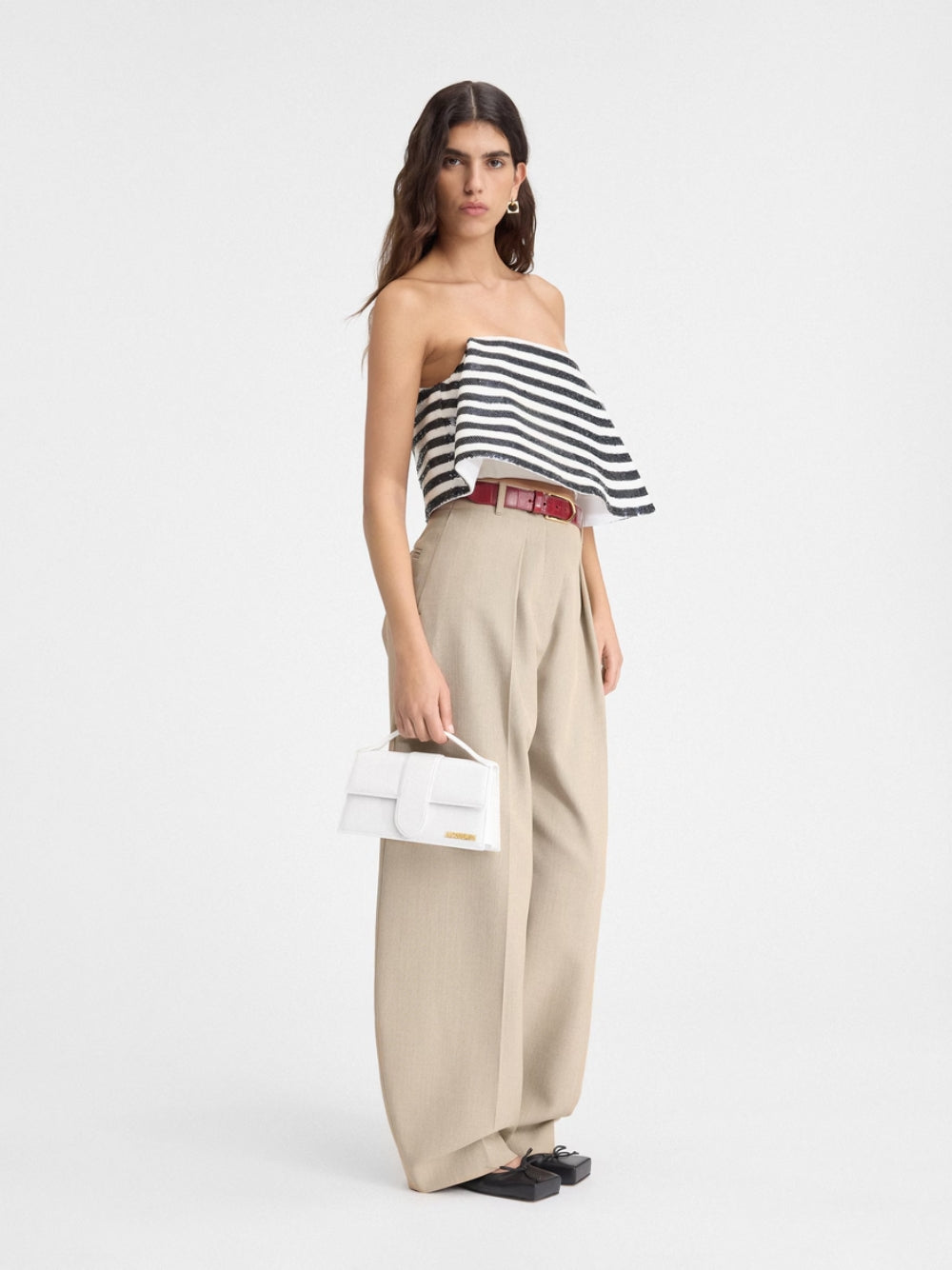 Jacquemus White Le Grand Bambino Bag