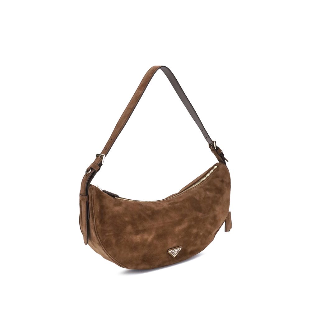 Prada Demi Lune Shoulder Bag - Shoulder Bags - For Women - GlamSteals
