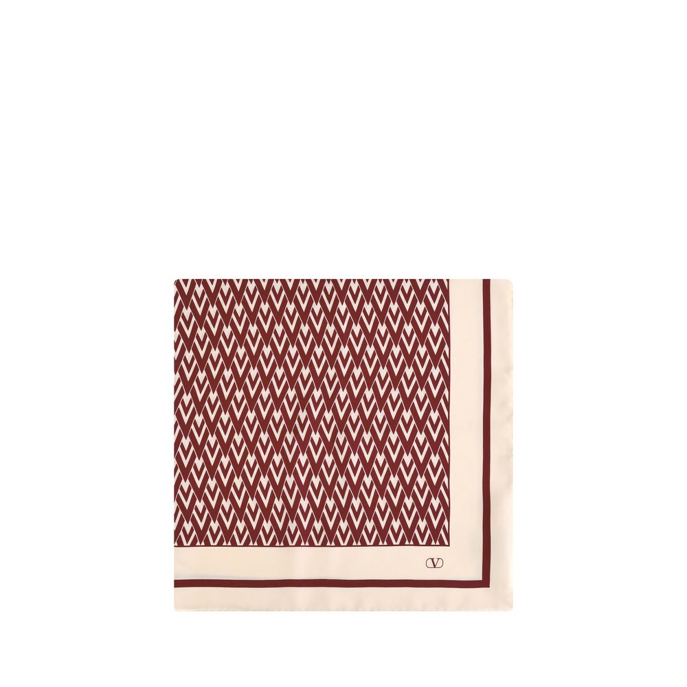 Valentino Silk Garavani Toute La V Scarf