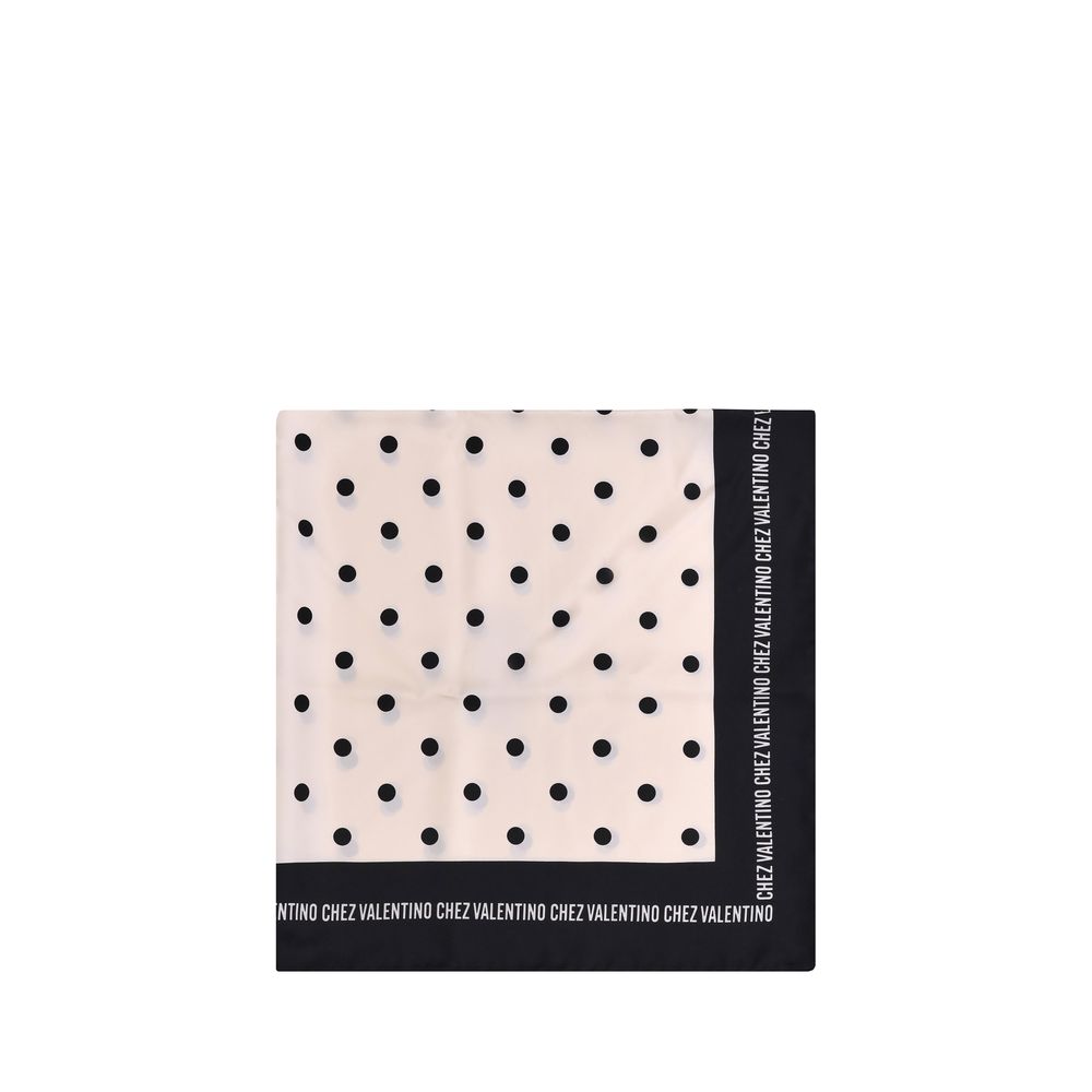 Valentino Silk Garavani Polka Dot Scarf