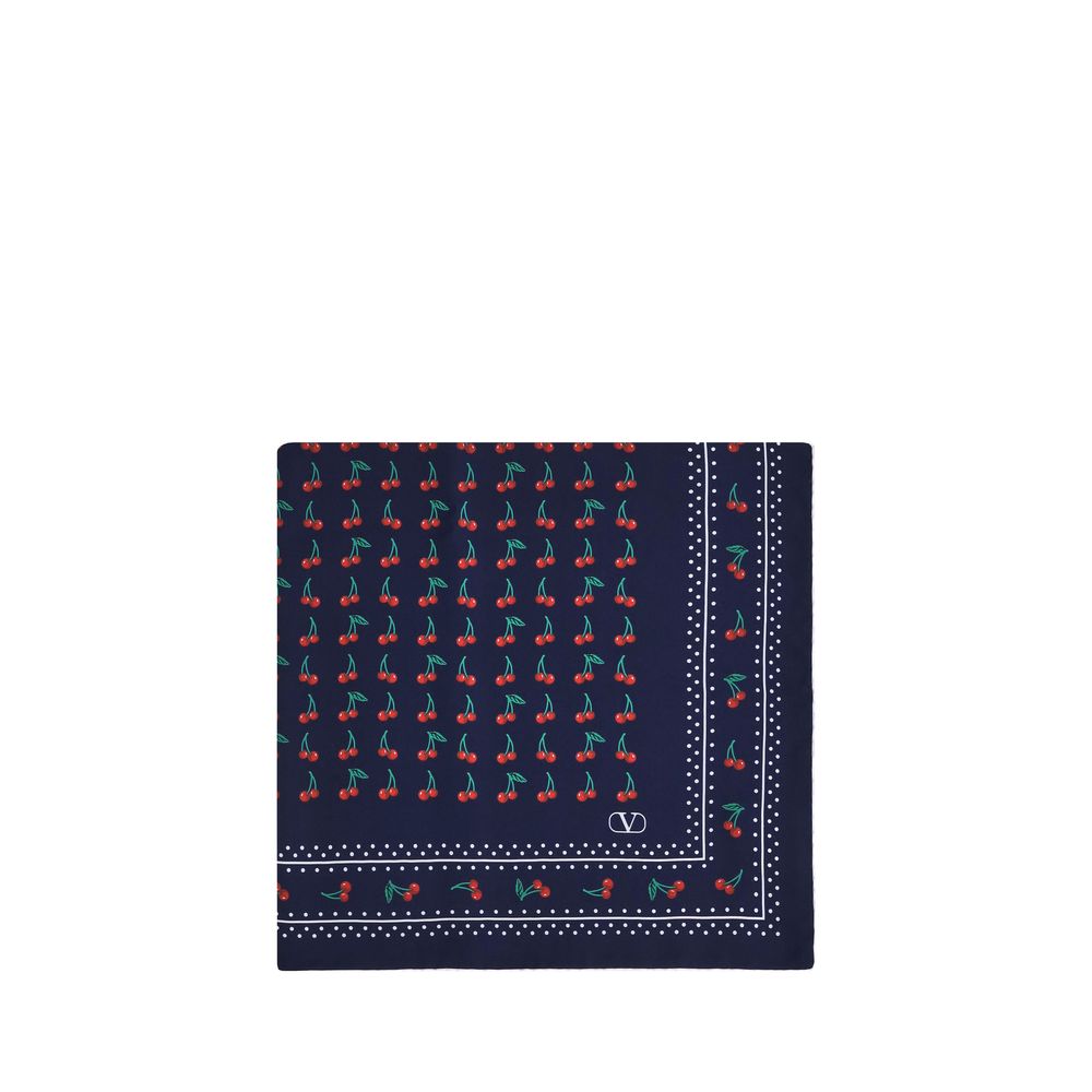 Valentino Silk Garavani Cherryfic Foulard