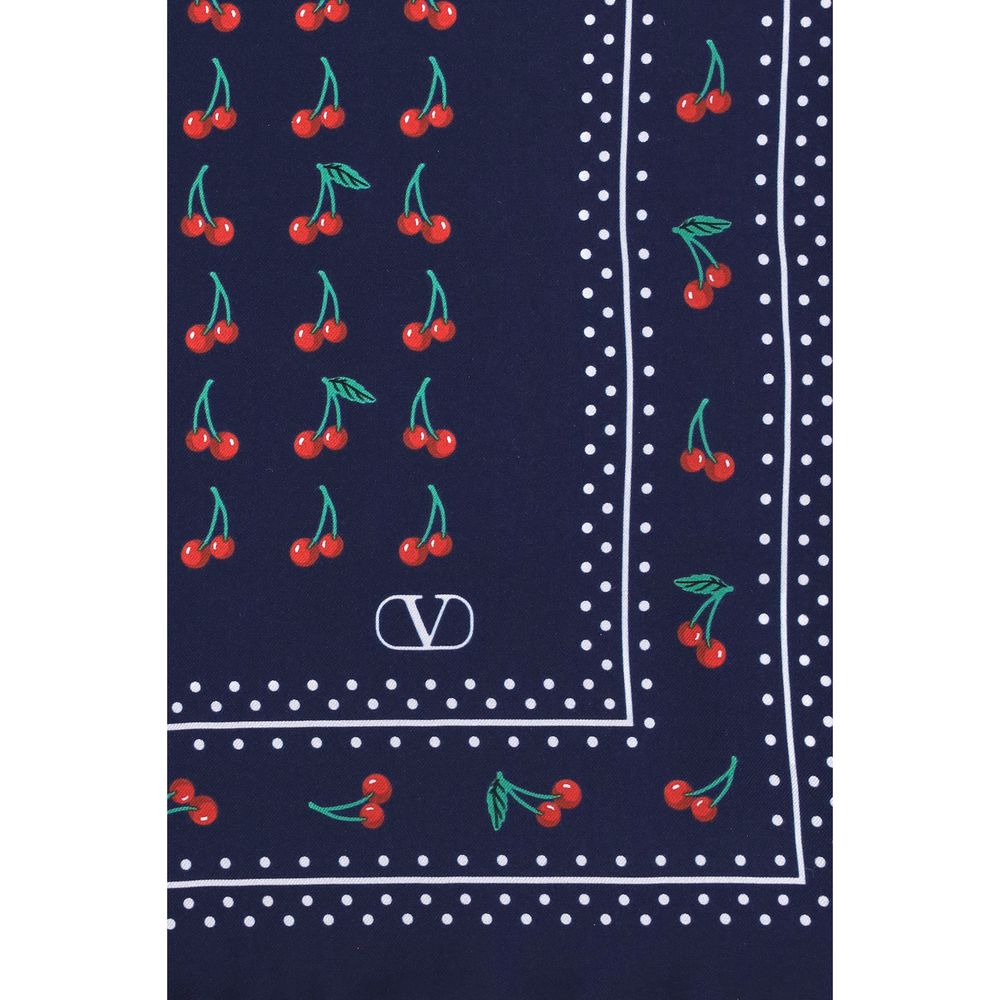 Valentino Silk Garavani Cherryfic Foulard