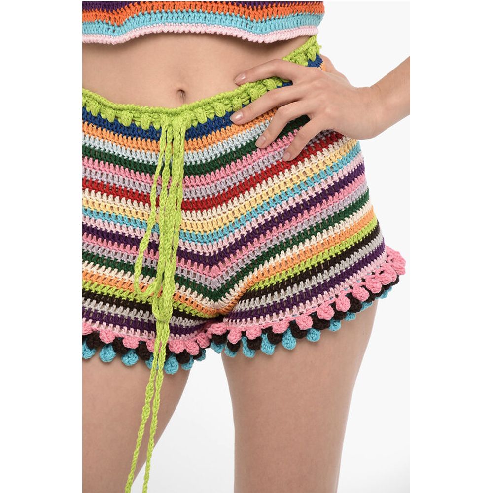 Matimì Crochet Shorts With Maxi Laces