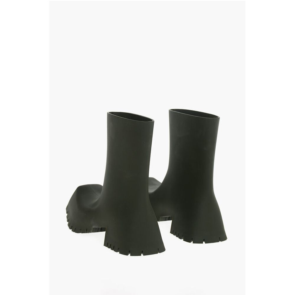 Balenciaga Squared Design Trooper Rubber Boots