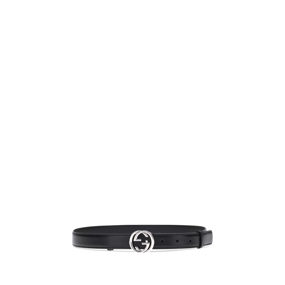 Gucci Leather Gg Belt
