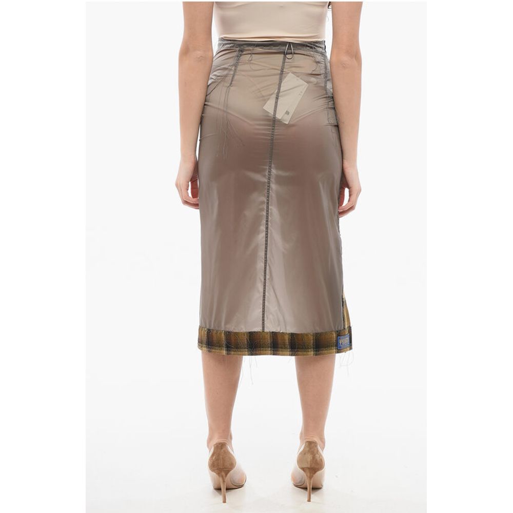Maison Margiela Mm1 Pencil Skirt With Back Half Zip