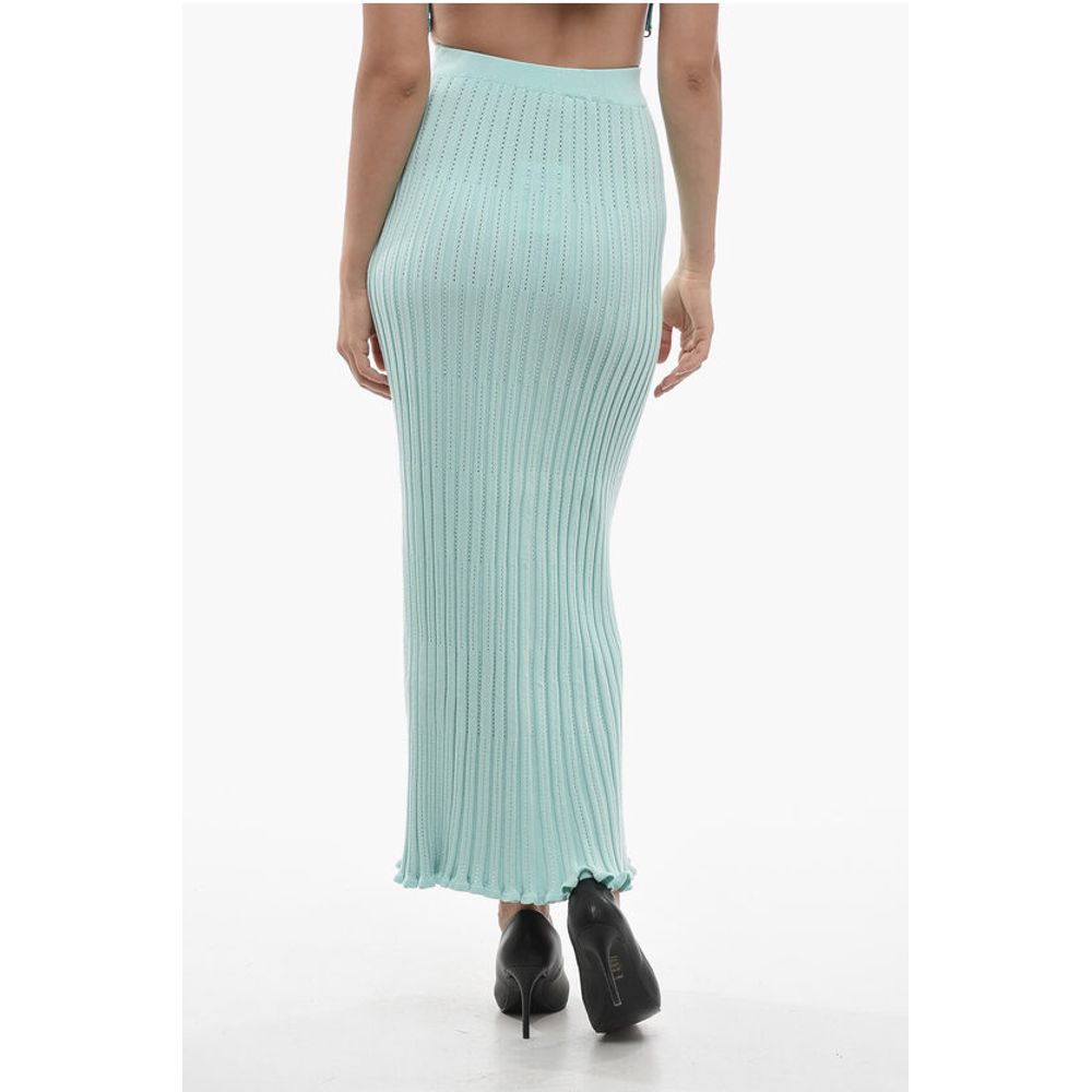 Aeron Ribbed Aria Maxi Skirt With Elastic Waistband