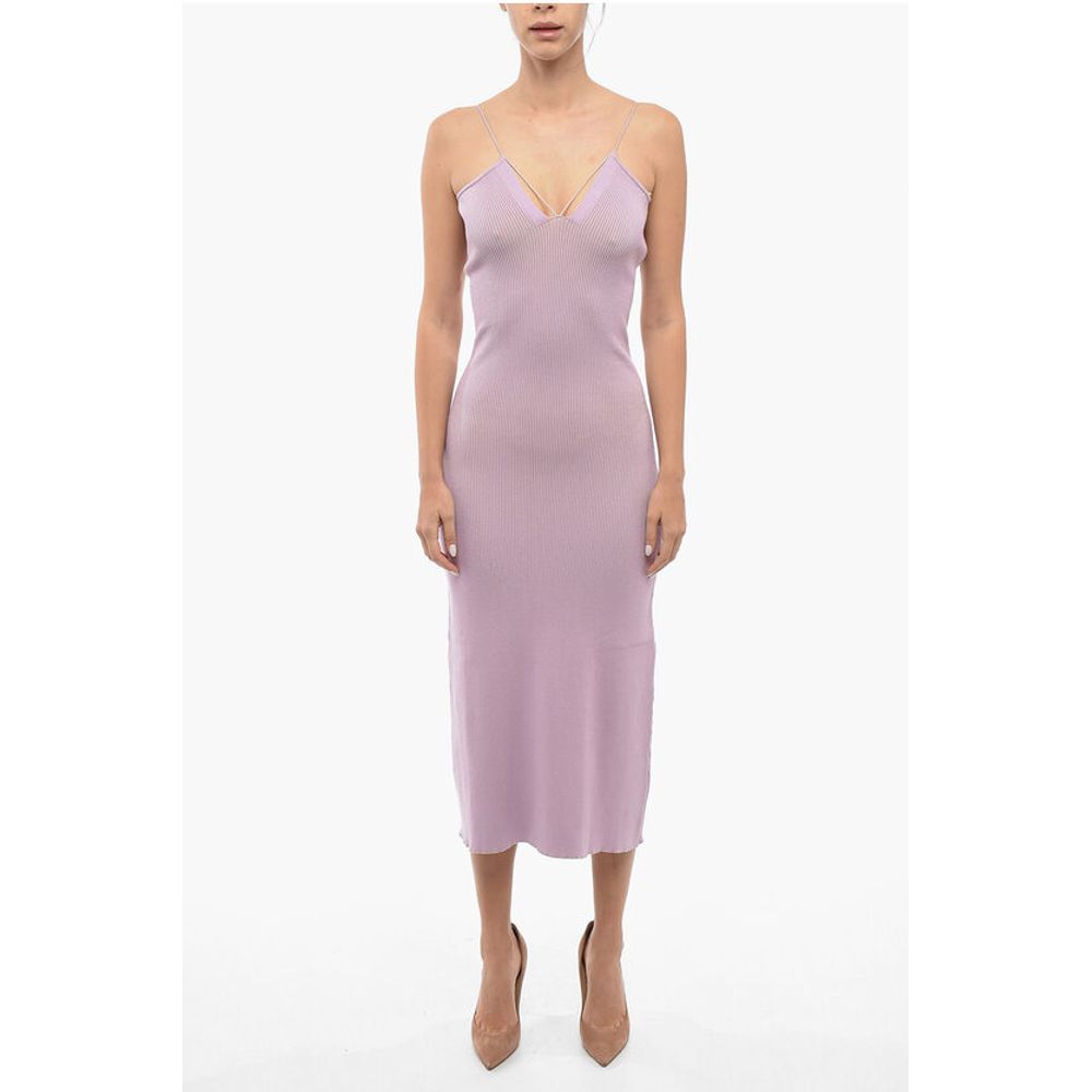 Aeron V Neck Bodycon Maronne Dress