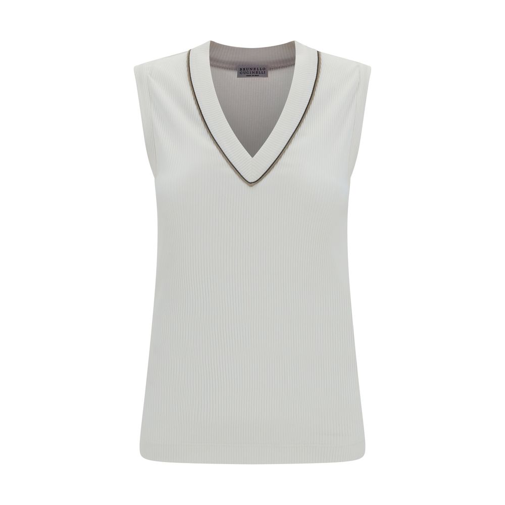 Brunello Cucinelli Ribbed Top
