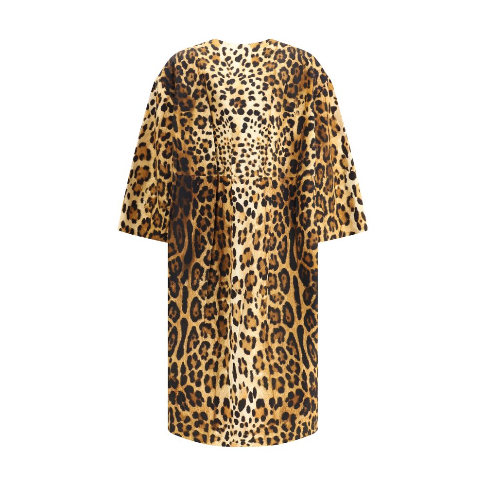 Prada Coat With Animal Print - Outerwear - For Women - GlamSteals