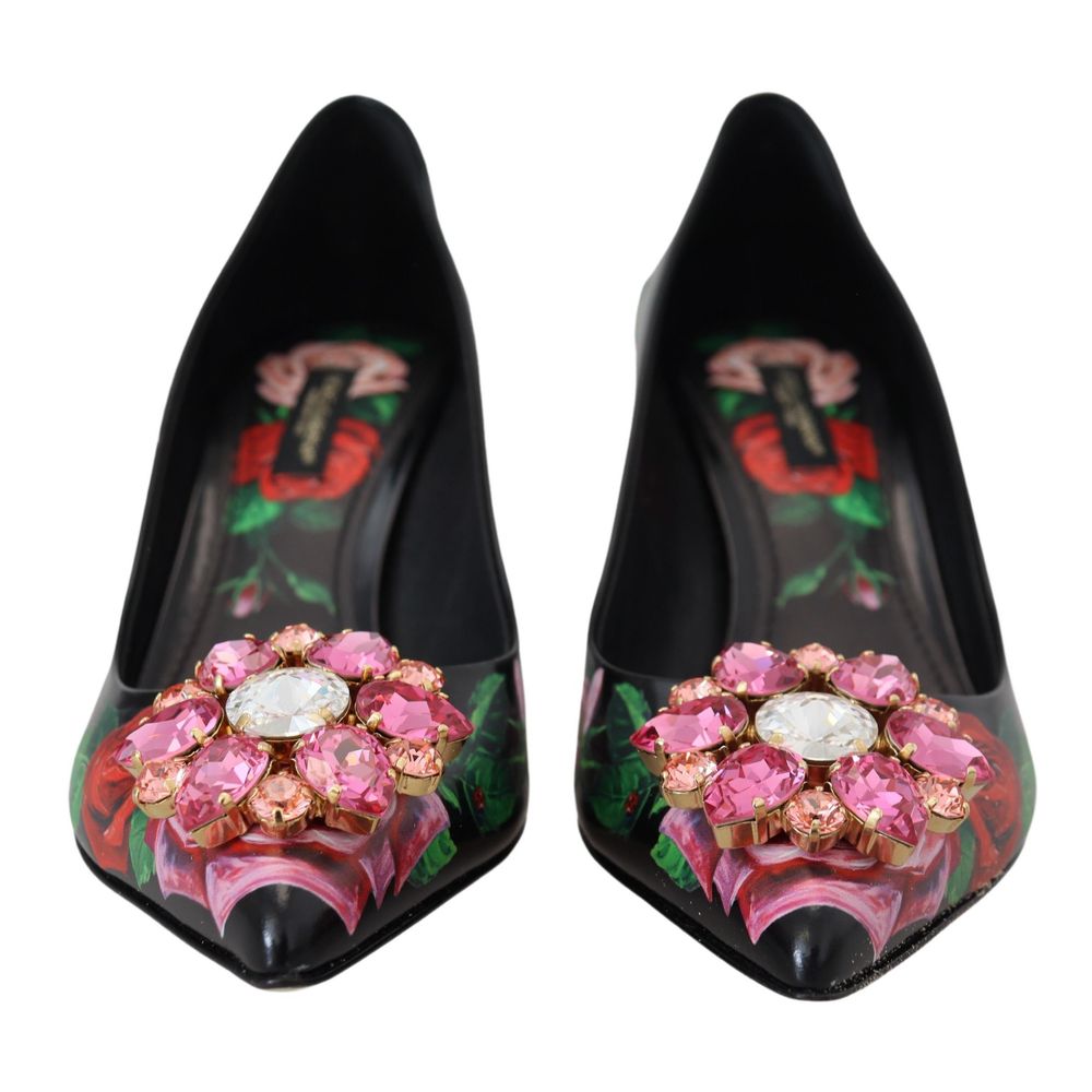 Dolce & Gabbana Black Leather Pump