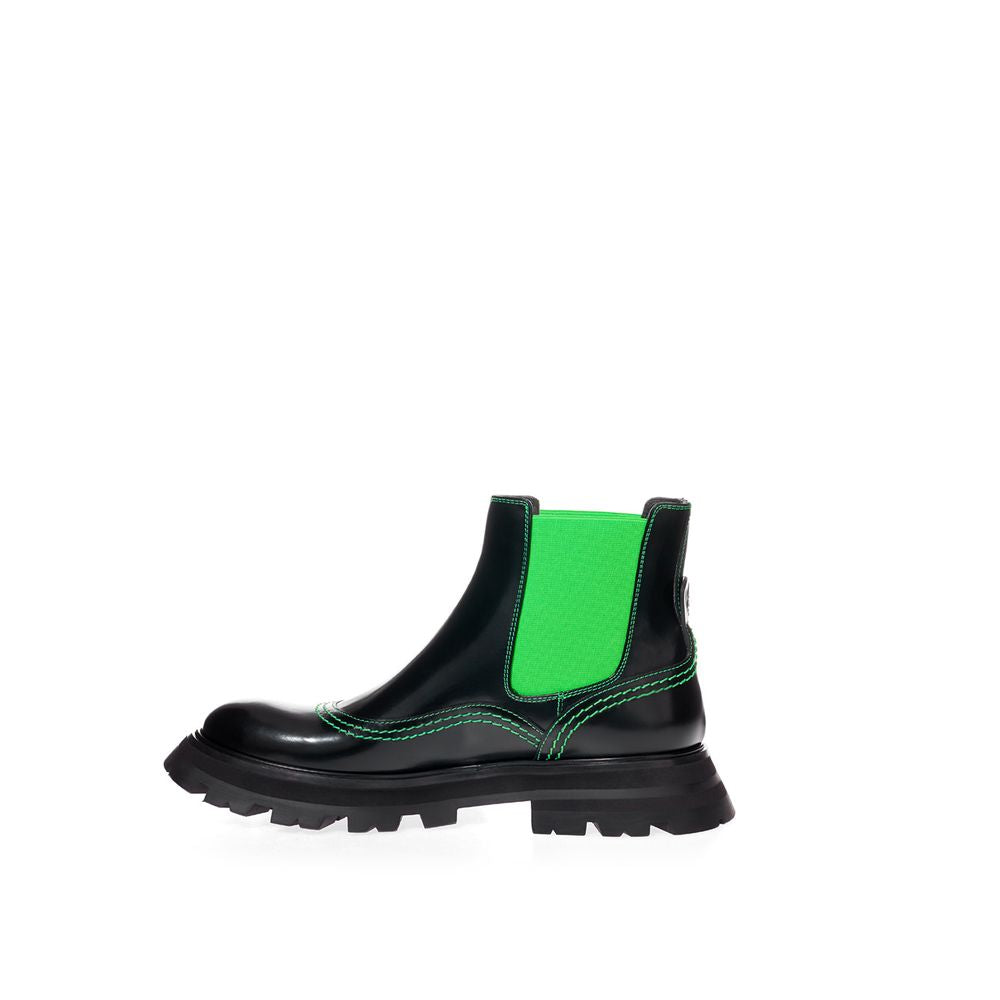 Alexander Mcqueen Multicolor Leather Boot