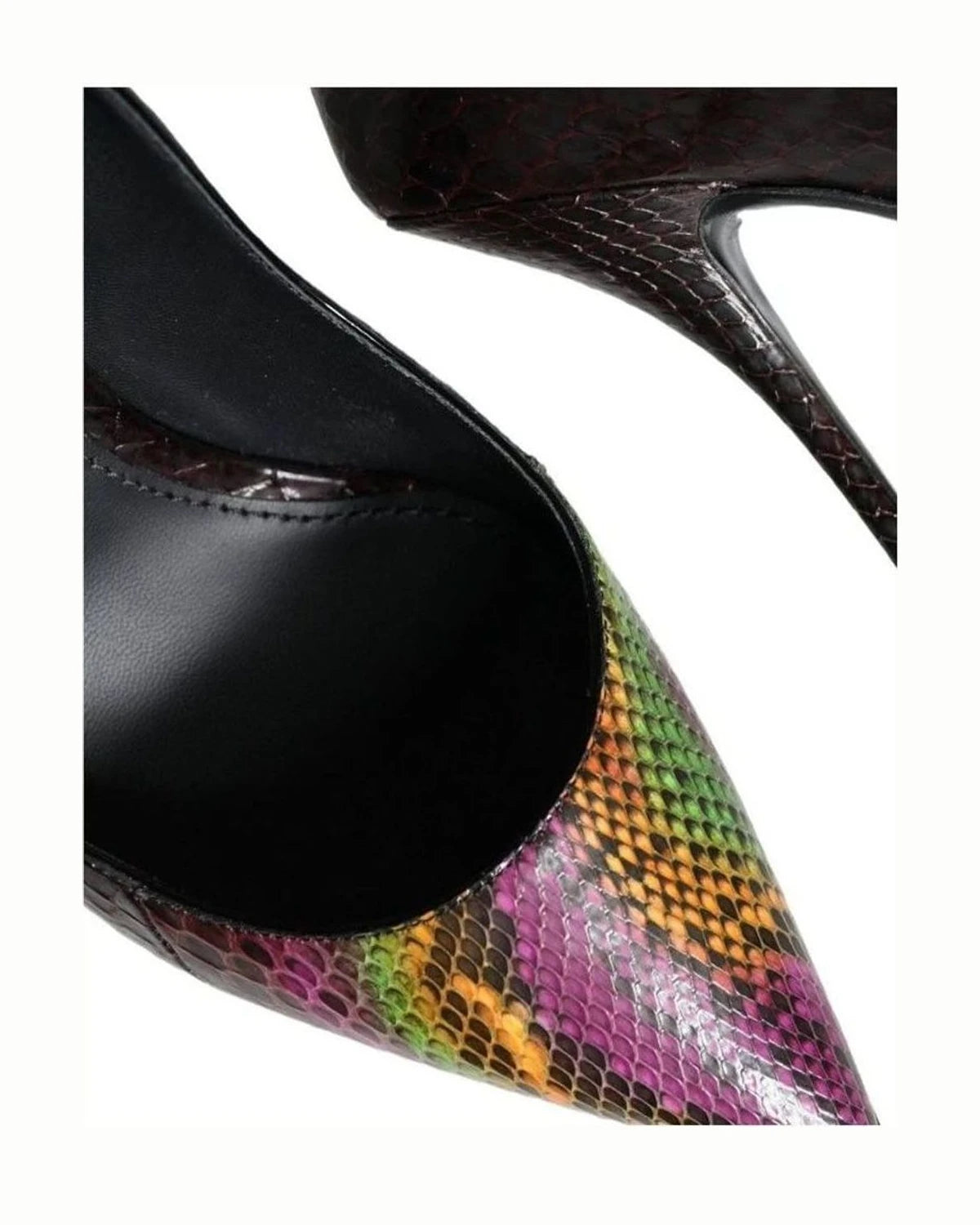 Dolce & Gabbana Multicolor Exotic Leather Heels Pumps Shoes Heels