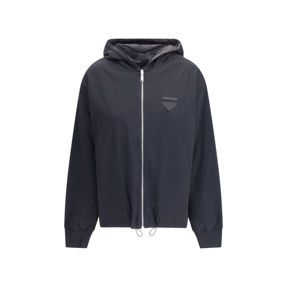 Prada Reversible Hooded Jacket - Outerwear - For Women - GlamSteals