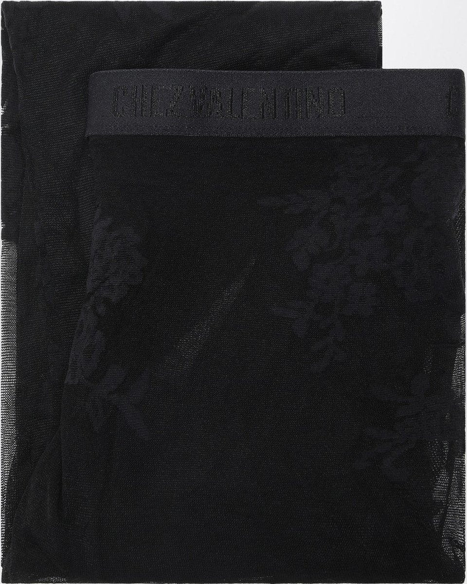 Valentino Garavani Black lace tights