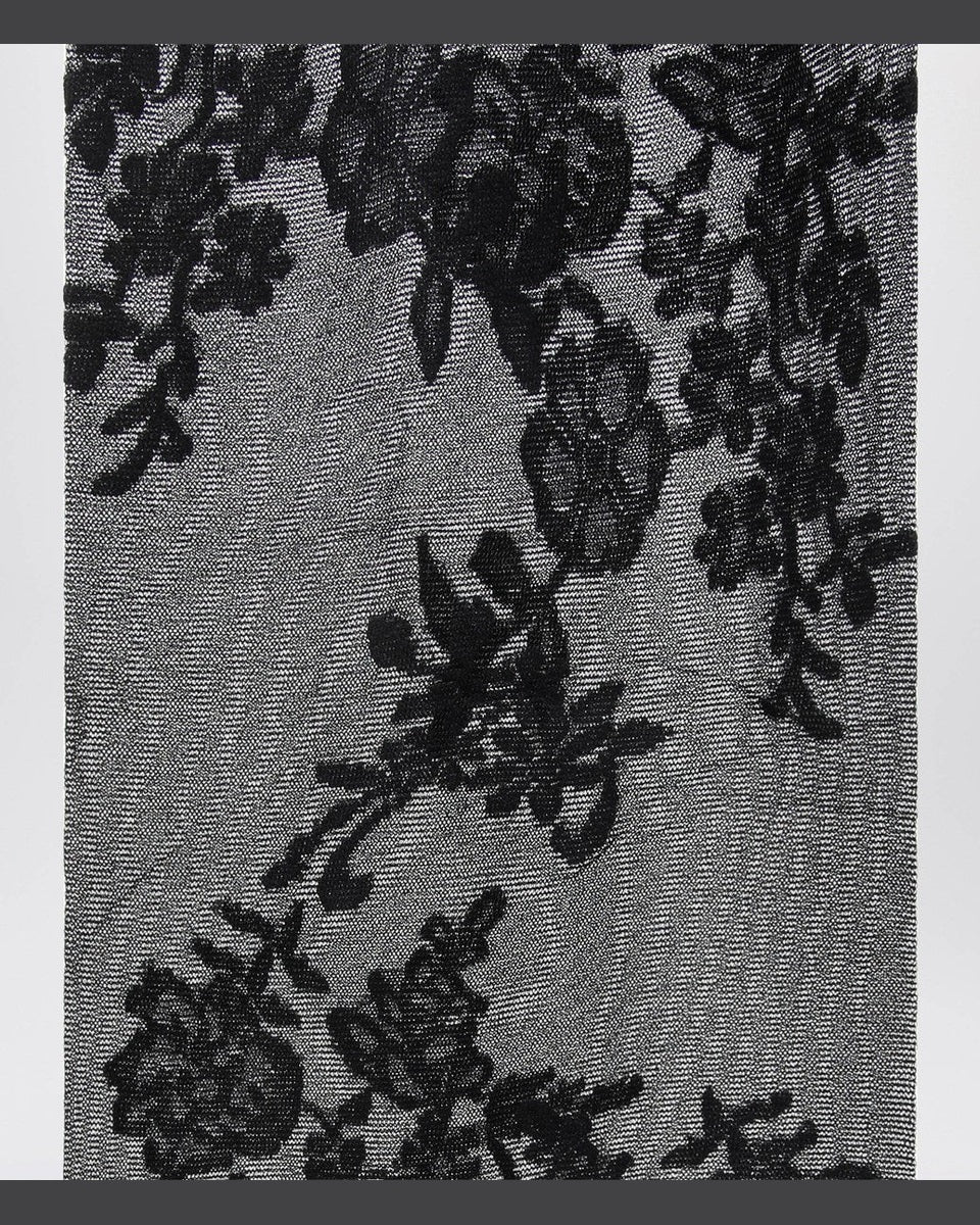 Valentino Garavani Black lace tights Glam Steals
