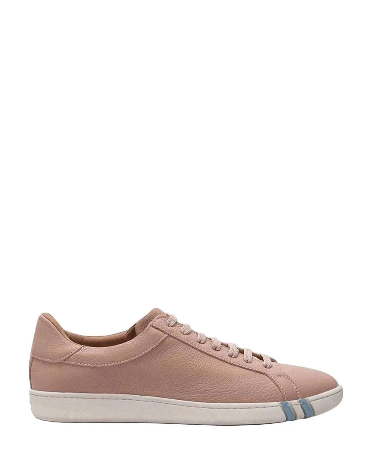 Bally Elegant Pink Leather Sneakers Sneakers