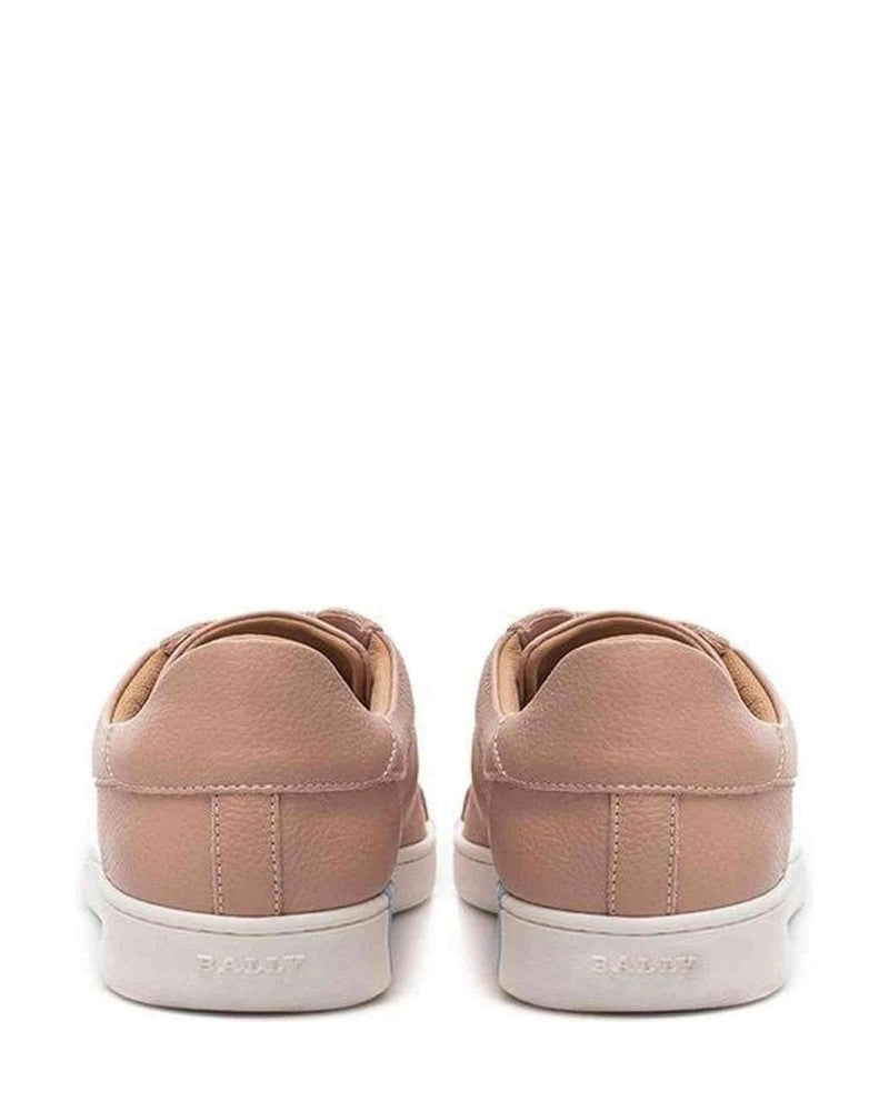 Bally Elegant Pink Leather Sneakers Sneakers