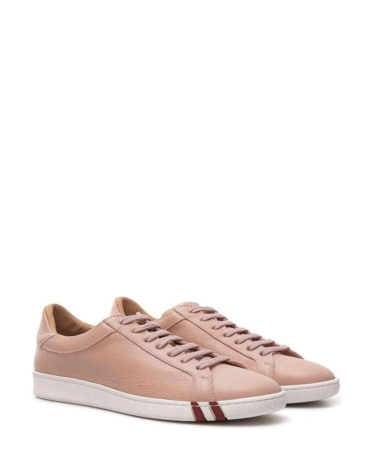 Bally Leather Pink Sneaker Sneakers