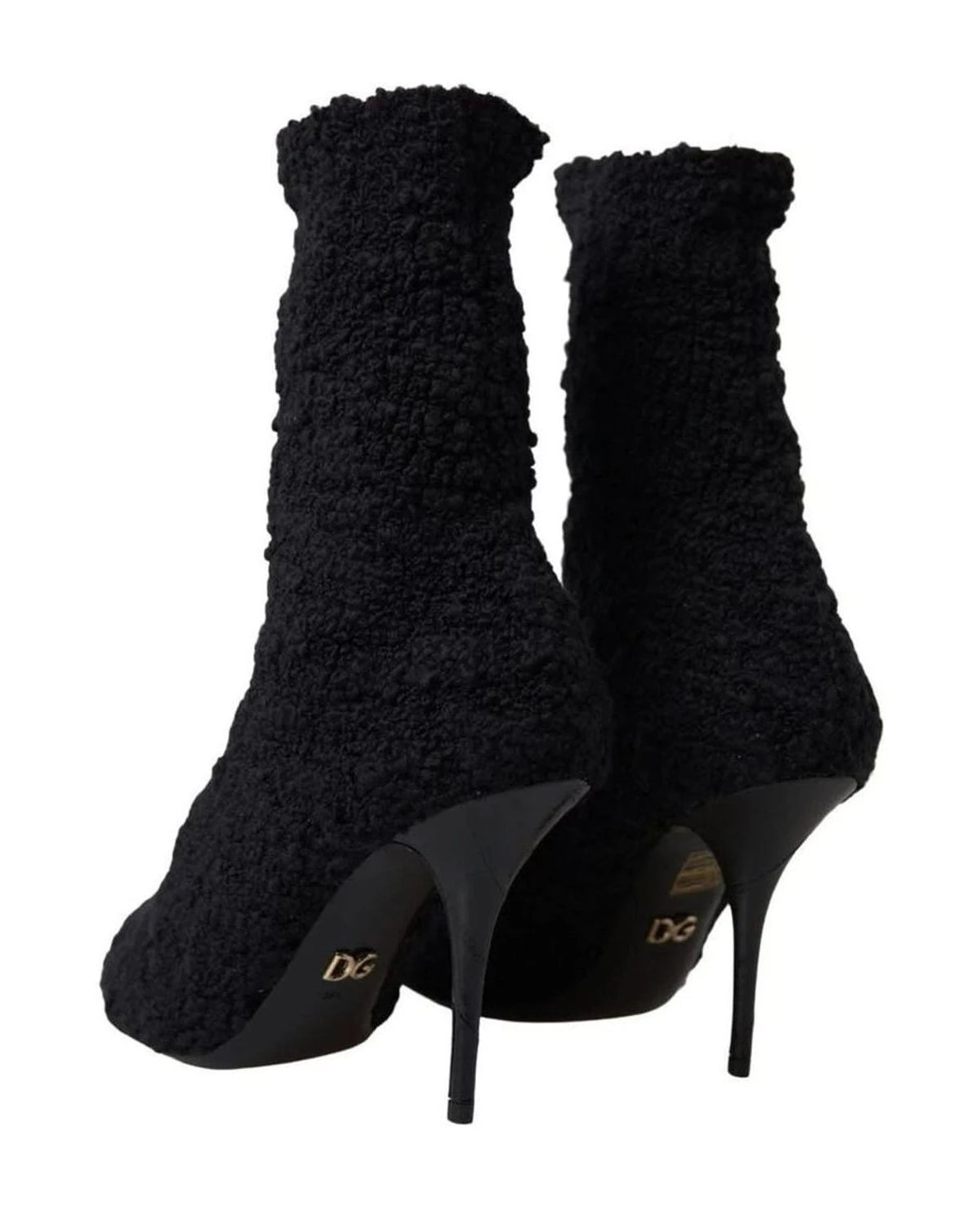 Dolce & Gabbana Elegant Virgin Wool Mid Calf Boots Boots