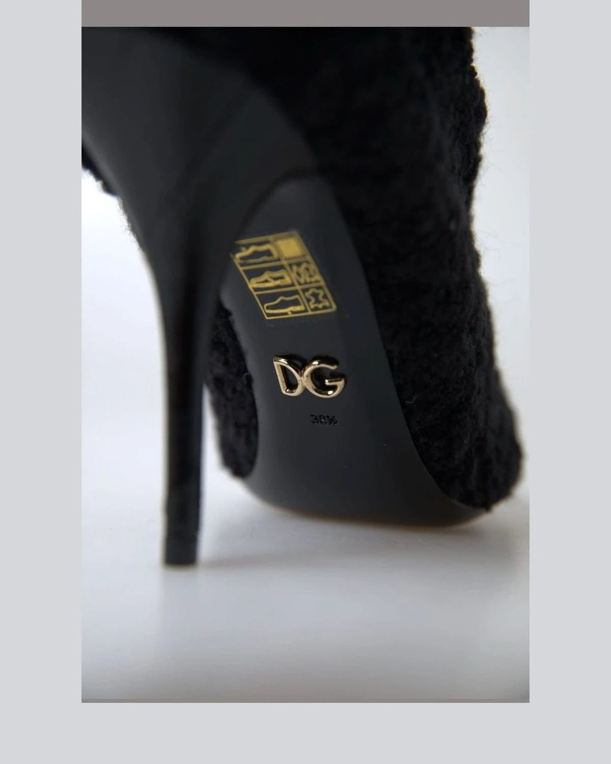 Dolce & Gabbana Elegant Virgin Wool Mid Calf Boots Boots
