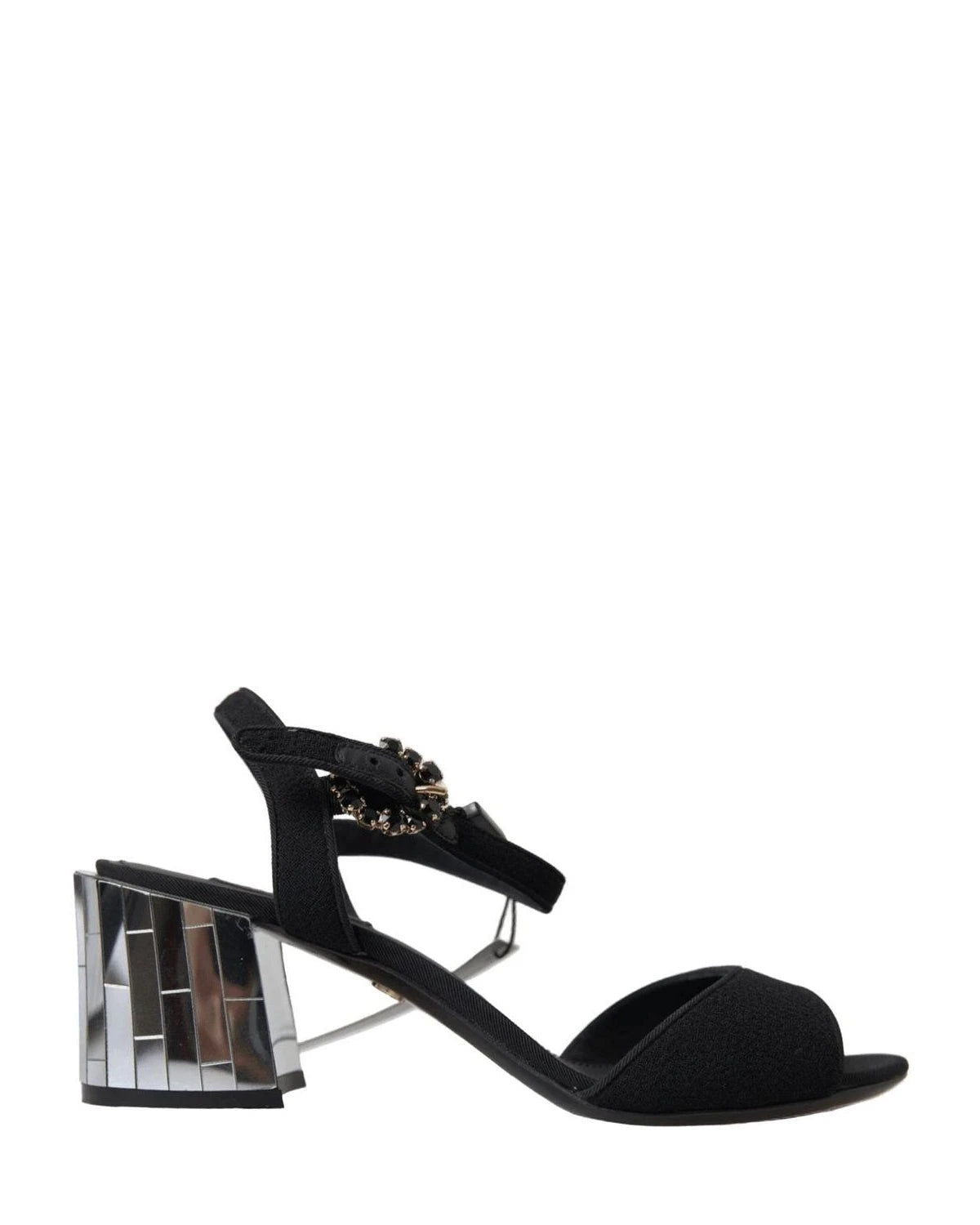 Dolce & Gabbana Mirror Heel Ankle Strap Sandals Heels