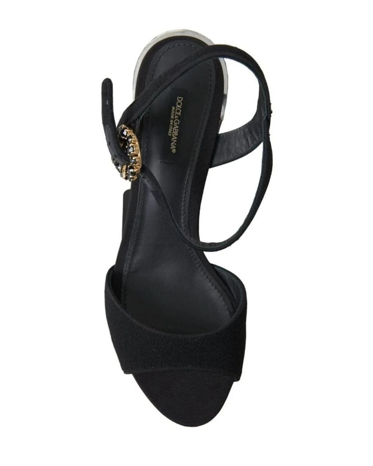Dolce & Gabbana Mirror Heel Ankle Strap Sandals Heels
