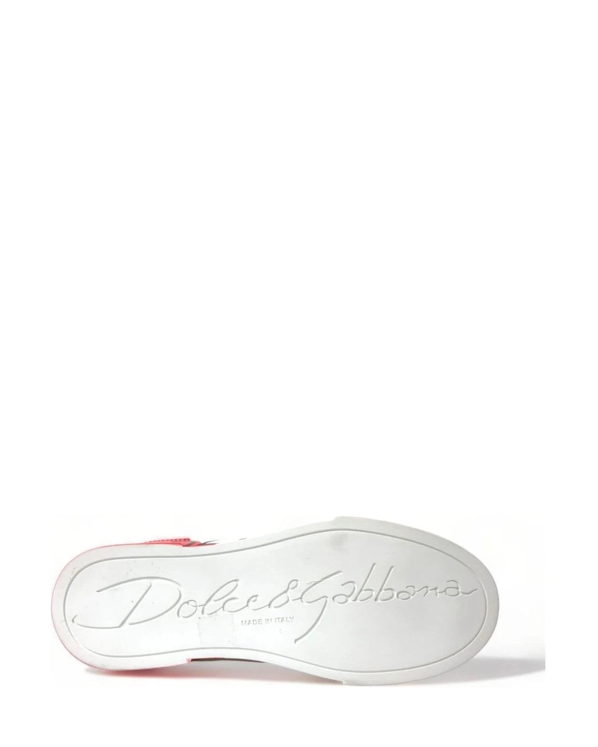 Dolce & Gabbana White Elegant Leather Portofino Sneakers Sneakers