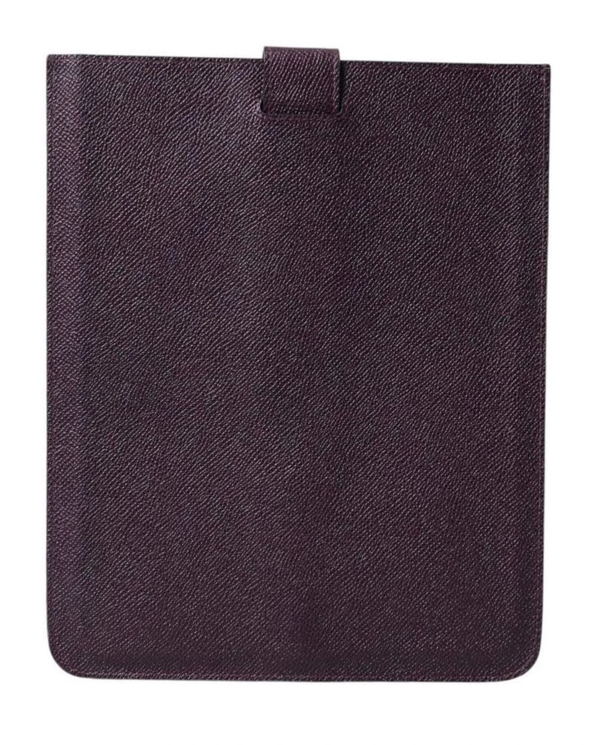 Dolce & Gabbana Brown Elegant Leather Tablet Pouch Clutch Bags