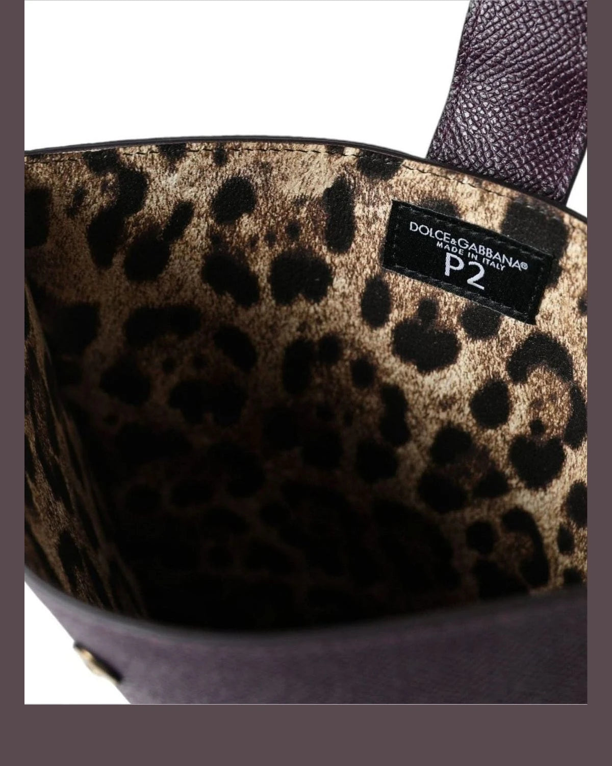 Dolce & Gabbana Brown Elegant Leather Tablet Pouch Clutch Bags