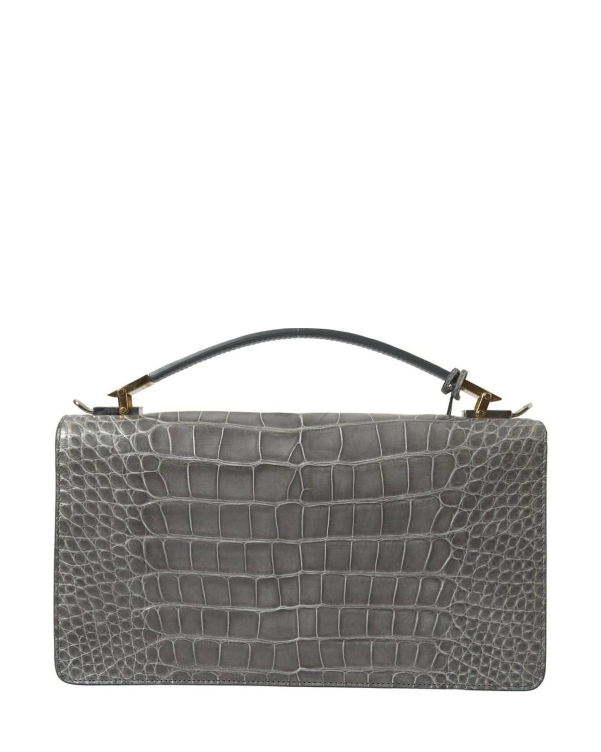 Balenciaga Alligator Leather Medium Shoulder Bag Shoulder Bags