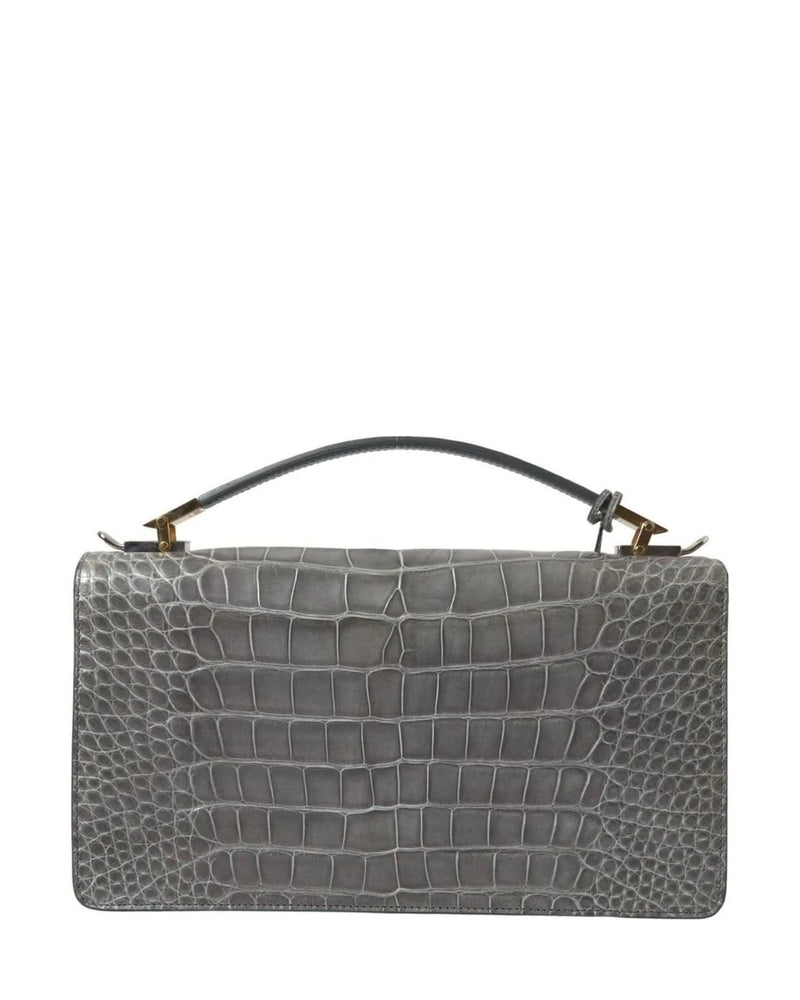 Balenciaga Alligator Leather Medium Shoulder Bag Shoulder Bags