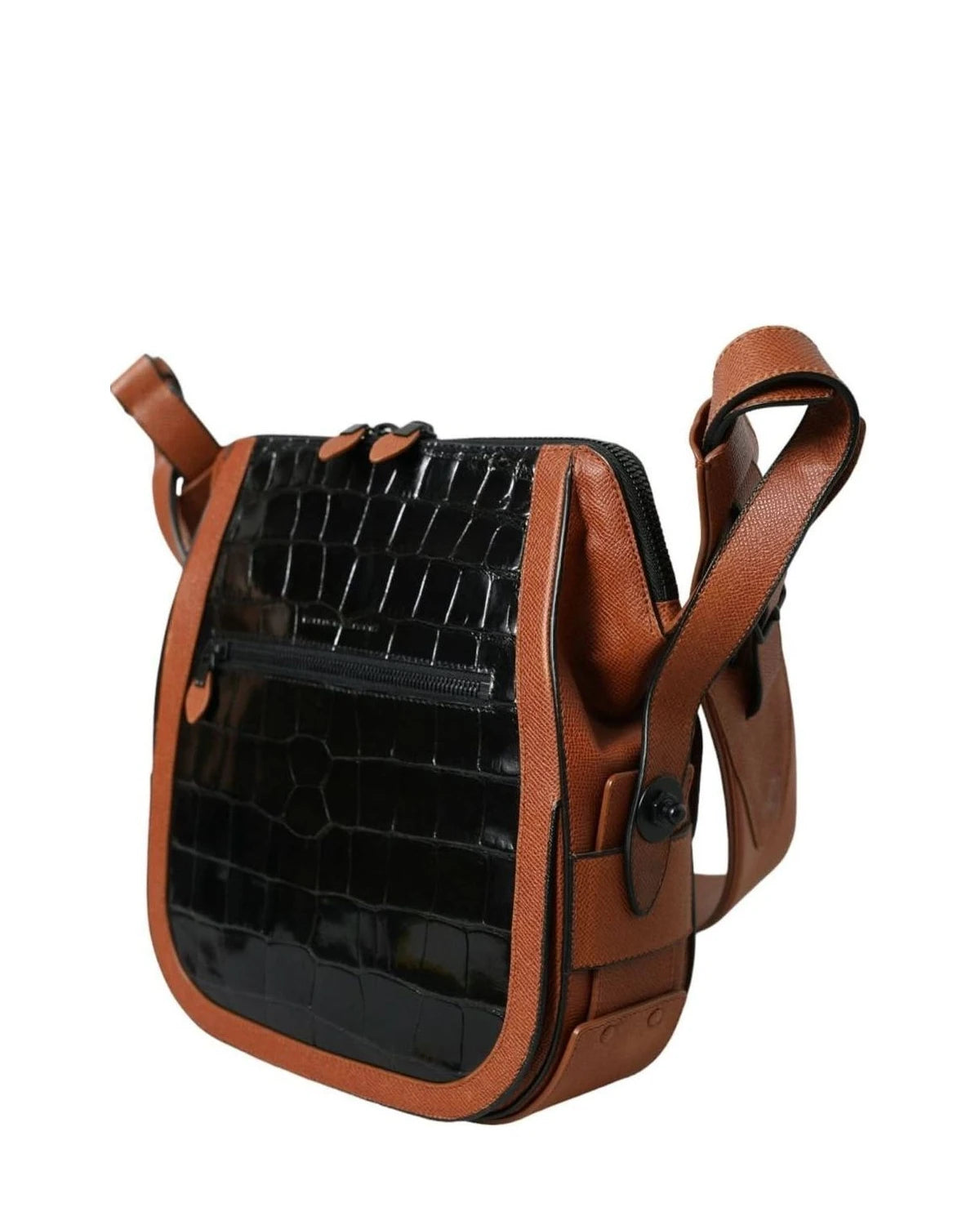 Balenciaga Elegant Crocodile Leather Crossbody Bag Cross Body Bags