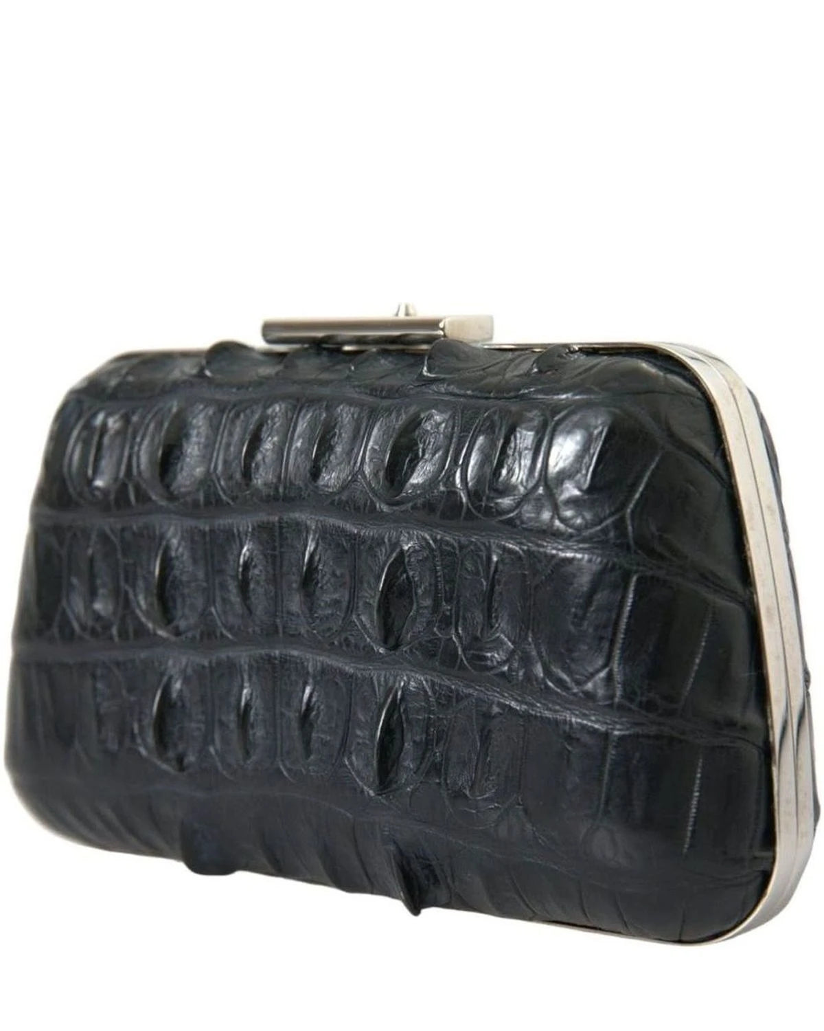 Balenciaga Elegant Crocodile Leather Evening Clutch Clutch Bags