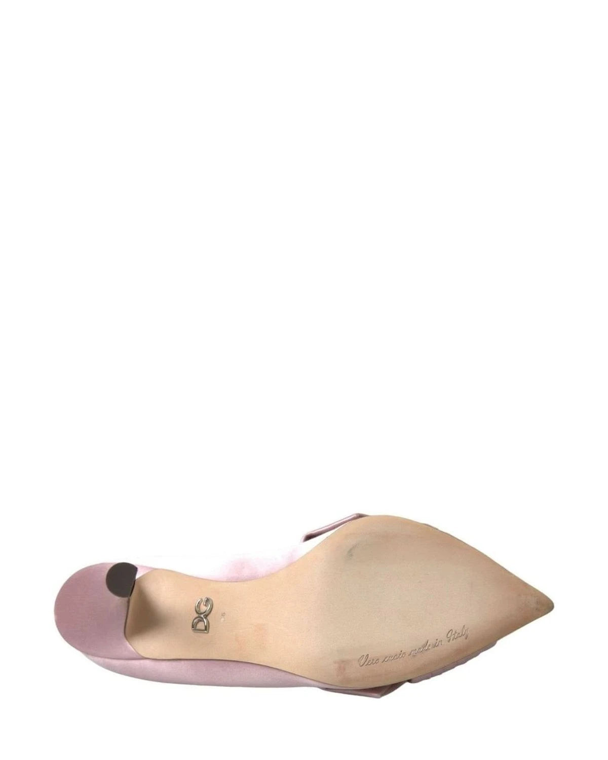 Dolce & Gabbana Pink Satin Crystal High Heels Pumps Shoes Heels