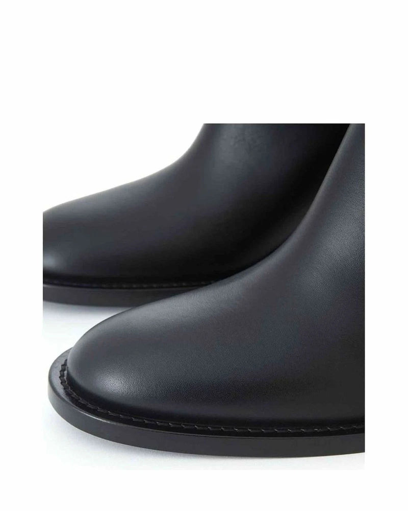 Burberry Leather Black Boot Boots