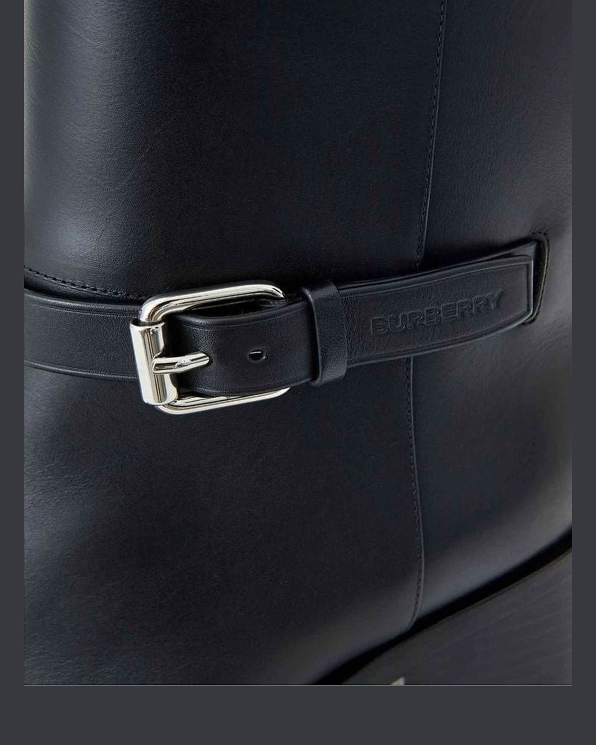 Burberry Leather Black Boot Boots
